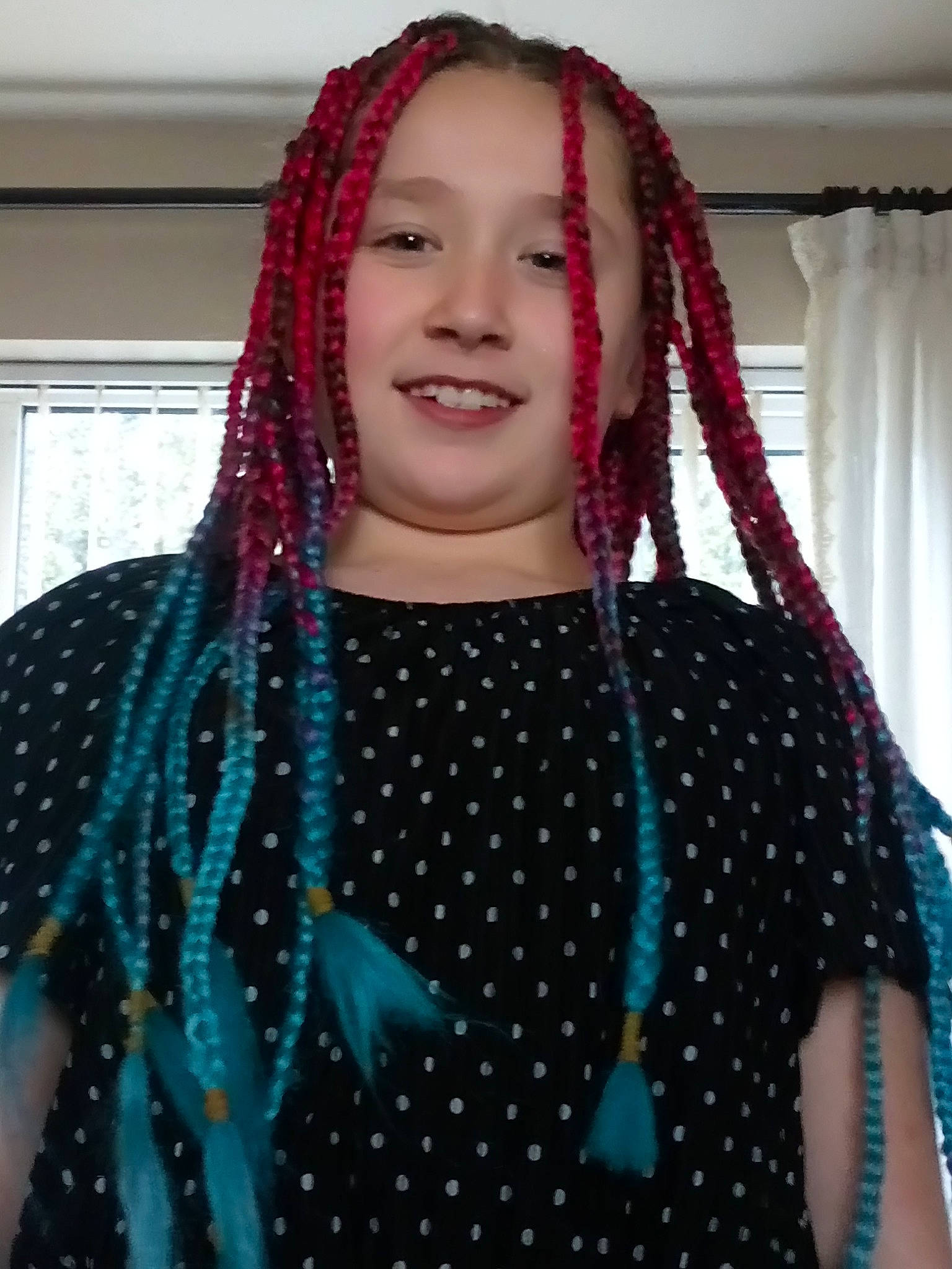 Codie Lewis joined the competition — help win amazing prizes! black_hair, braid, cornrows, dreadlocks, hair, hair_coloring, hairstyle, joy, long_hair, person