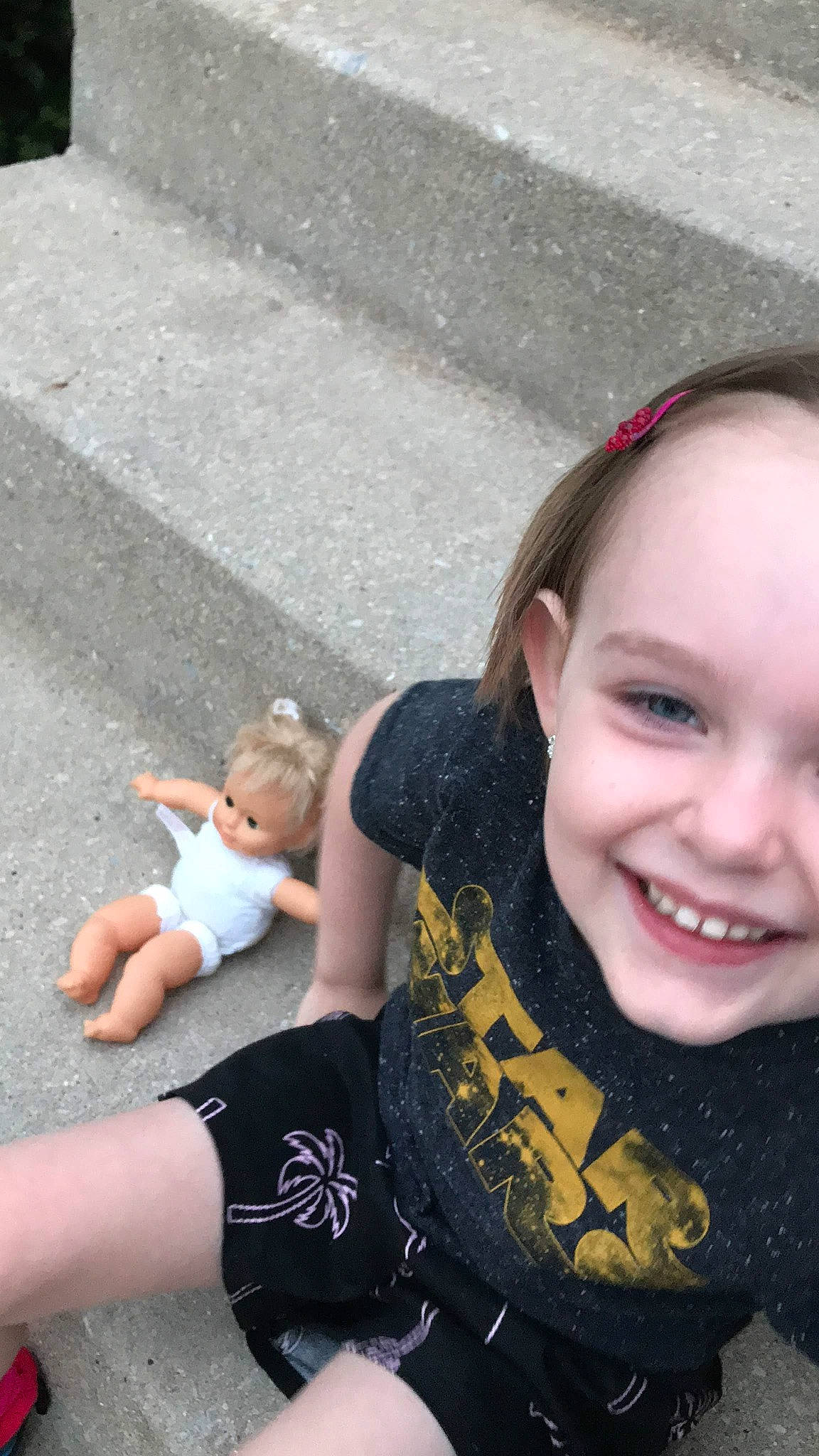 Emmaleigh is registered to the contest to win money with this photo: baby, baby_toddler_clothing, child, foot, hair_accessory, headband, human, iris, joy, laugh, person, toddler, tooth, toy