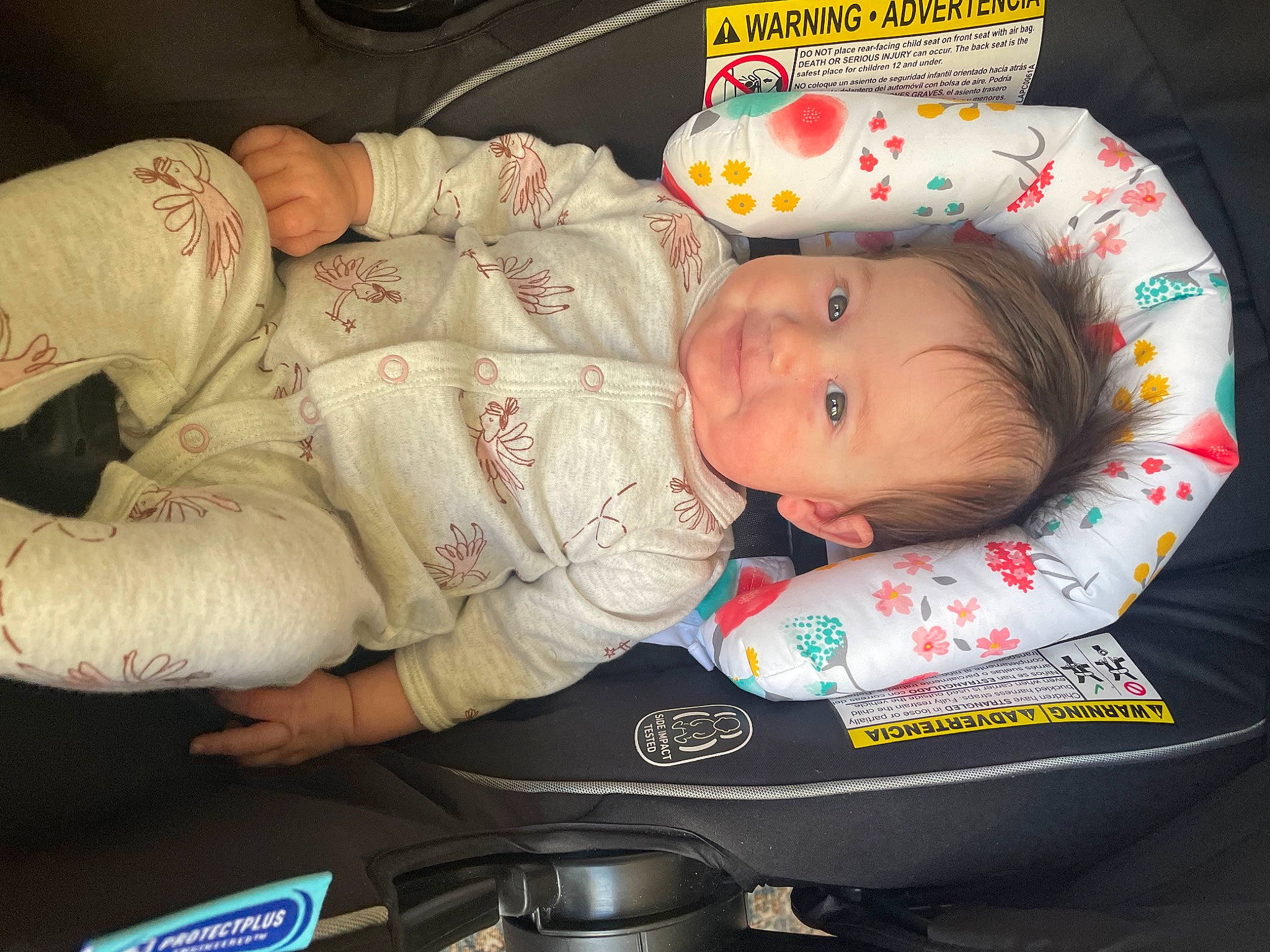 Aryanna is registered to the contest to win money with this photo: baby, baby_carriage, baby_in_car_seat, baby_products, baby_safety, baby_toddler_clothing, bedtime, car_seat, carmine, cheek, child, comfort, joy, lap, nail, nap, person, product, sitting, sleep
