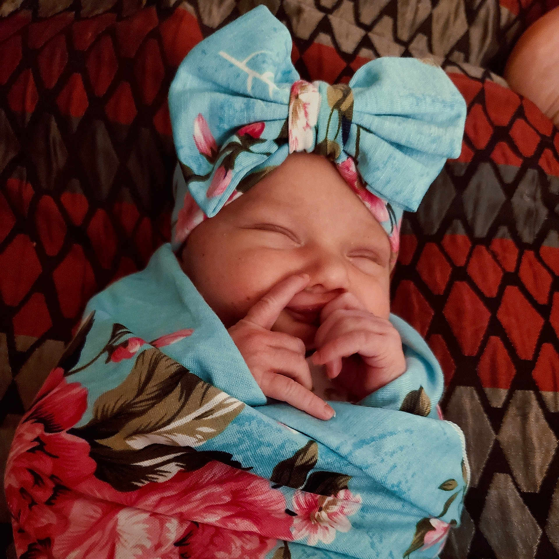 Lilliana is registered to the contest to win money with this photo: baby, baby_sleeping, birth, cheek, child, head, headgear, mouth, nap, skin, sleep, smile, textile, toddler