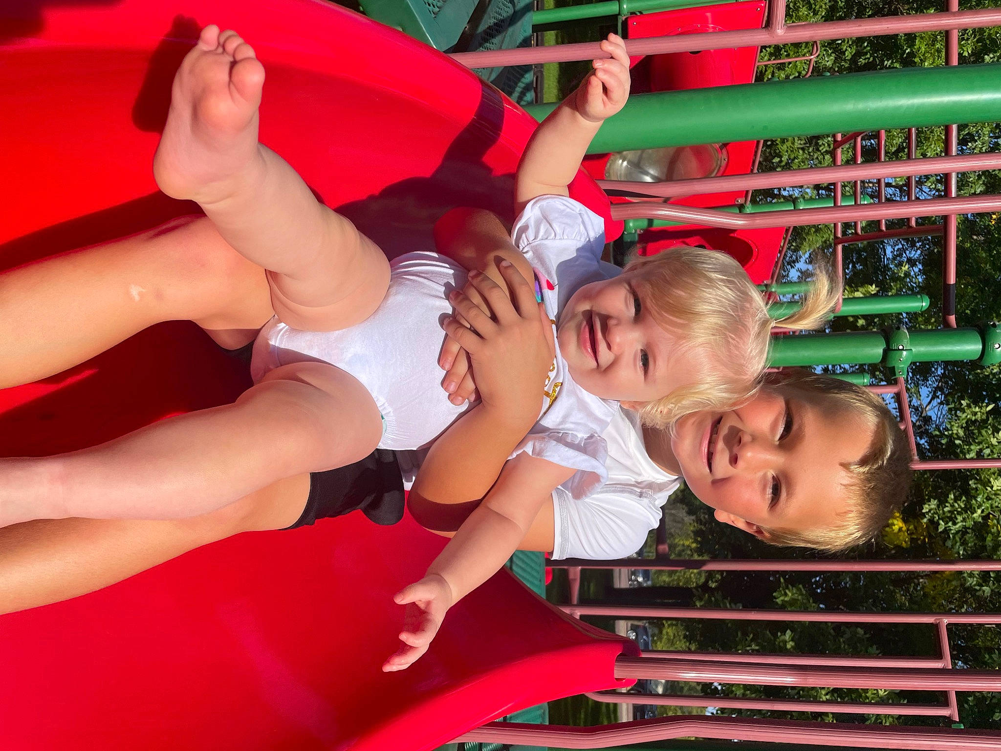 Kennedi joined the competition — help win amazing prizes! amusement_ride, chest, child, event, fun, happy, human_body, human_leg, joy, leisure, outdoor_play_equipment, person, play, playground, recreation, red, shorts, smile, t_shirt, thigh