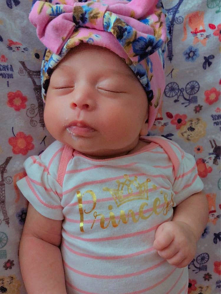 Natasha joined the competition — help win amazing prizes! baby, baby_sleeping, baby_toddler_clothing, cap, cheek, chin, clothing, eye, face, head, headwear, human_body, iris, lip, mouth, nose, person, pink, product, skin