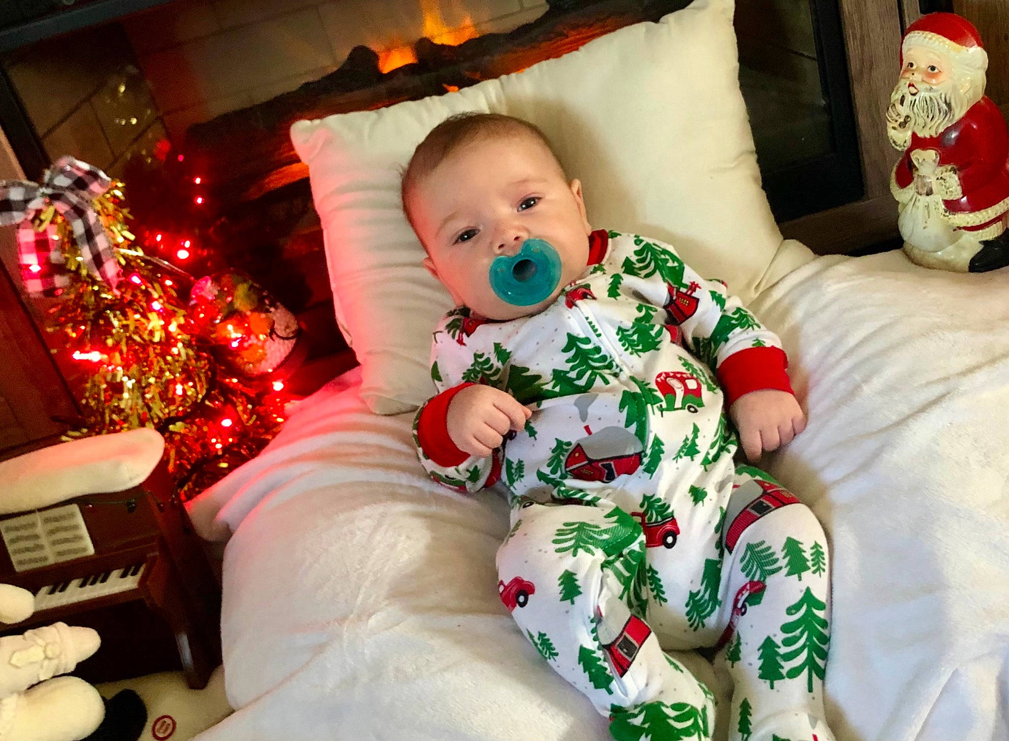 Zachary joined the competition — help win amazing prizes! baby, baby_toddler_clothing, child, christmas, christmas_decoration, christmas_eve, comfort, event, face, fun, happy, holiday, lap, mammal, people, person, red, sleeve, textile, toddler