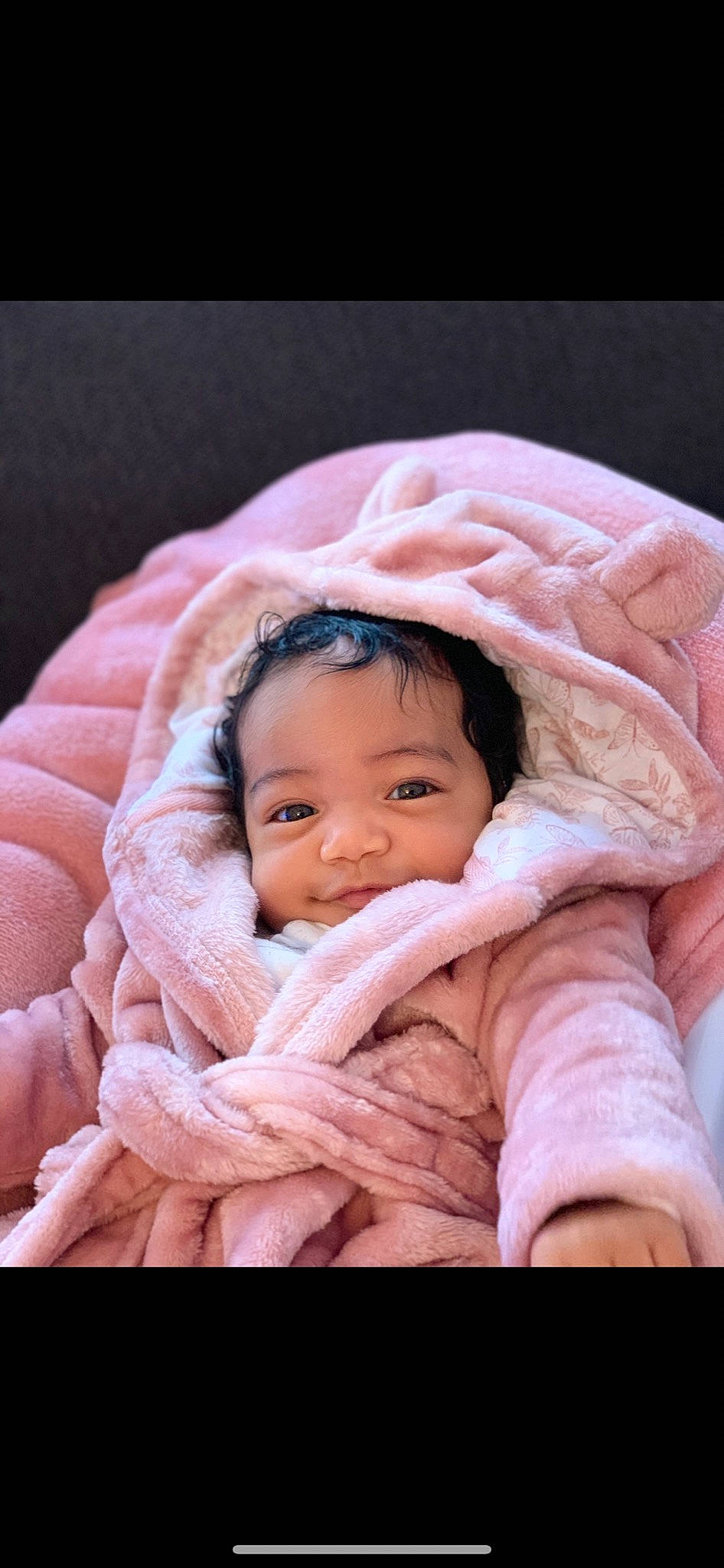 Aiyana is registered to the contest to win money with this photo: baby, beauty, cheek, child, flesh, hand, headwear, nose, person, photograph, photography, pink, portrait_photography, skin, toddler