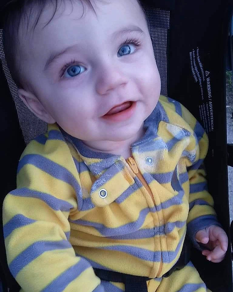 Graysynn is registered to the contest to win money with this photo: baby, beauty, cheek, child, chin, cool, eye, eyebrow, face, facial_expression, forehead, fun, head, lip, mouth, nose, person, plaid, skin, smile