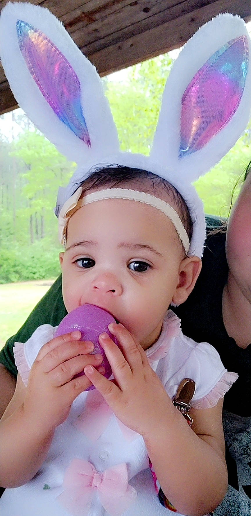 Renlynn joined the competition — help win amazing prizes! baby_toddler_clothing, balloon, beauty, cap, child, ear, event, fun, gesture, happy, hat, magenta, party_supply, person, photograph, pink, purple, skin, summer, toddler