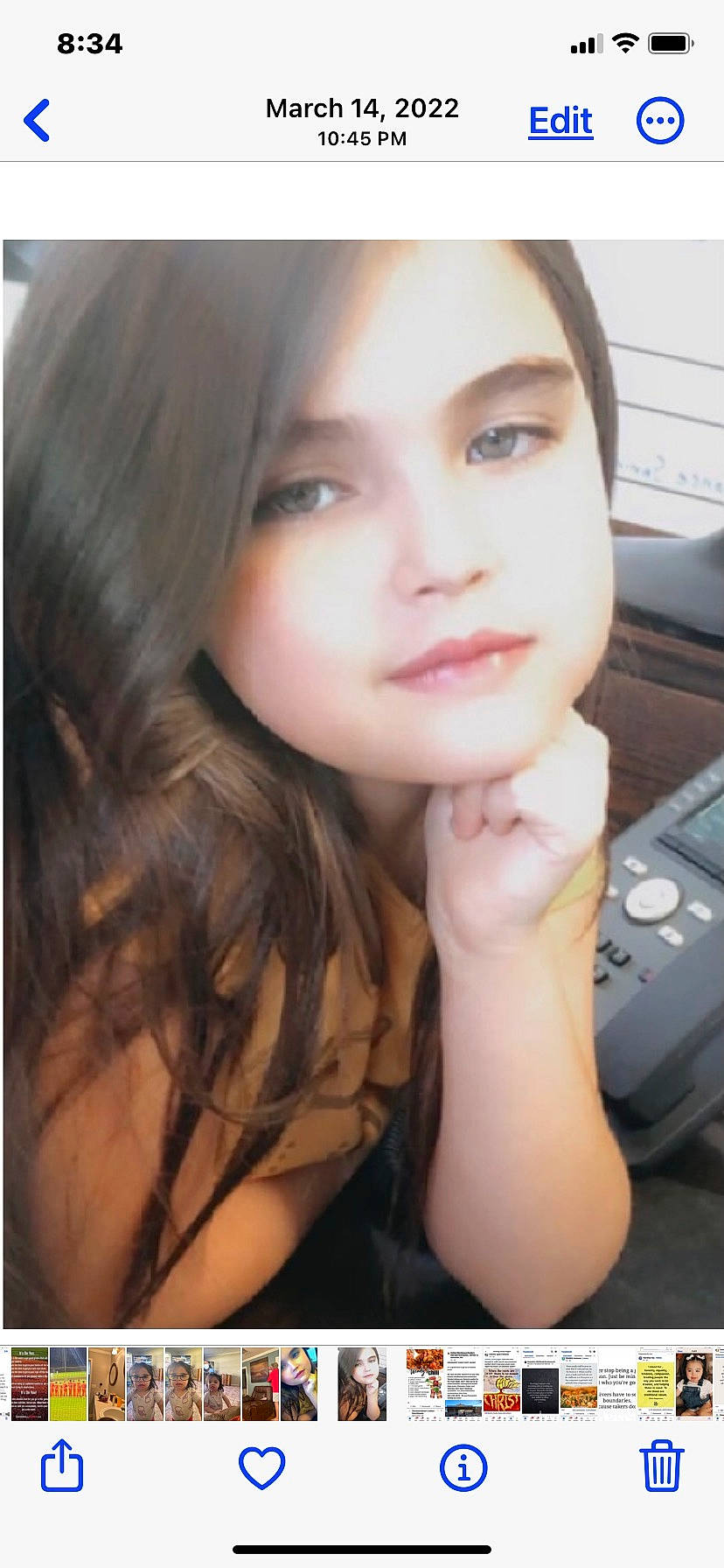 Callie is registered to the contest to win money with this photo: bangs, brown_hair, cheek, computer_keyboard, eyelash, flash_photography, gesture, happy, input_device, jaw, joy, layered_hair, lip, long_hair, nose, peripheral, person, selfie, step_cutting, thumb