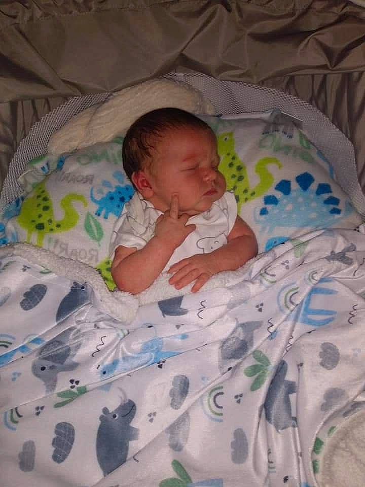 Gavin joined the competition — help win amazing prizes! baby, baby_products, baby_toddler_clothing, bed, bed_sheet, bedding, bedtime, blanket, child, comfort, hand, head, linens, nap, pattern, person, product, room, sleep, textile