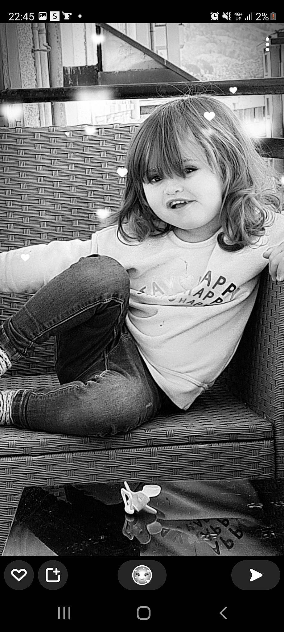 Mya participe au concours pour gagner de l'argent avec cette photo : black, black_and_white, cool, facial_expression, flash_photography, grass, hairstyle, happy, head, human, leg, monochrome, monochrome_photography, person, photograph, shoe, standing, style, thigh, toddler