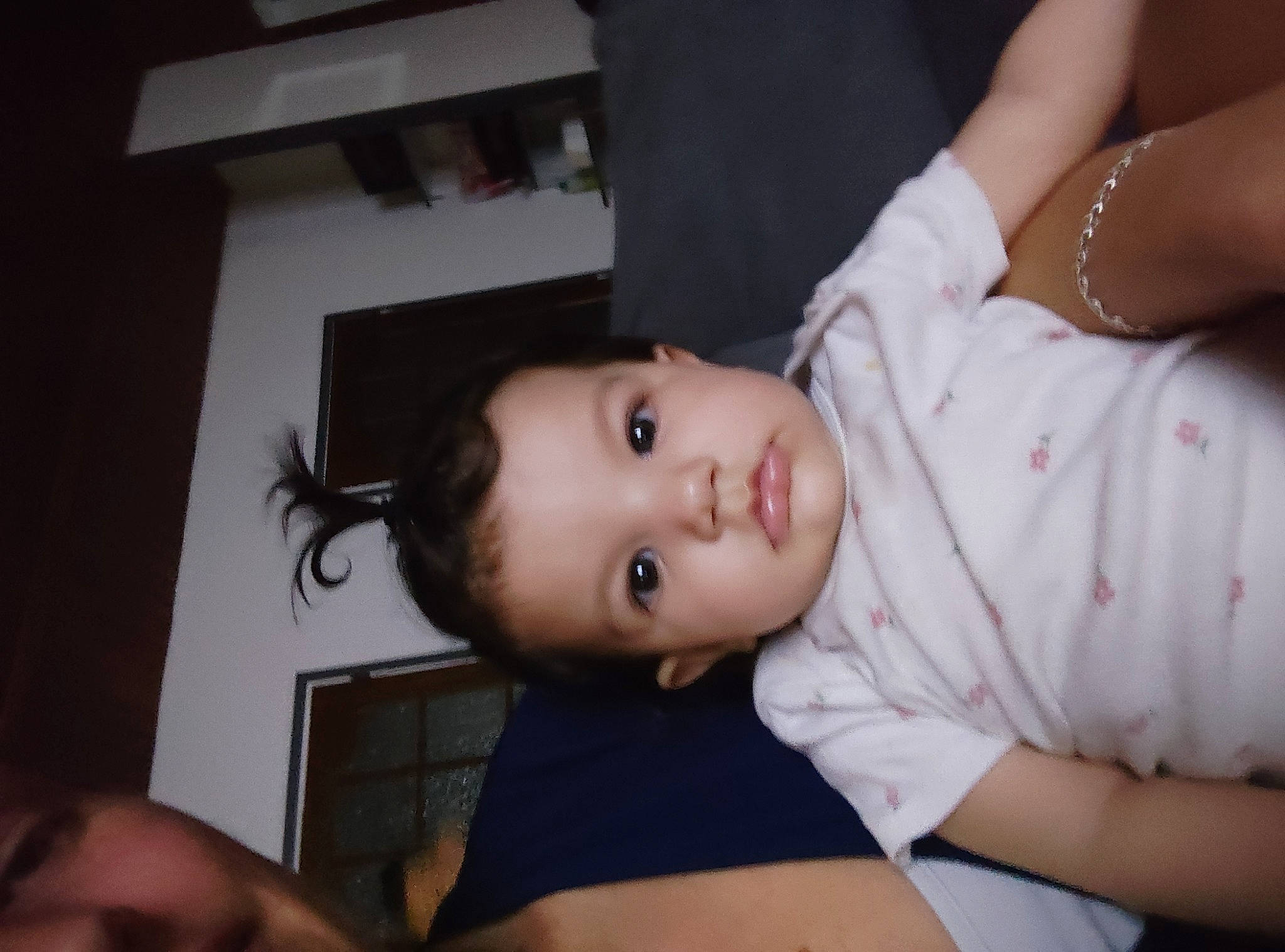 Ilyana participe au concours pour gagner de l'argent avec cette photo : abdomen, baby_toddler_clothing, black_hair, cheek, chest, child, comfort, elbow, event, eyelash, finger, flash_photography, happy, joint, mouth, nose, person, shoulder, skin, toddler