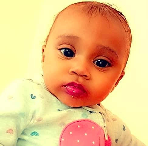 Sariyah joined the competition — help win amazing prizes! baby, baby_toddler_clothing, cheek, child, chin, doll, eyelash, happy, human_body, jaw, lip, neck, nose, pattern, person, portrait_photography, selfie, skin, sleeve, toddler