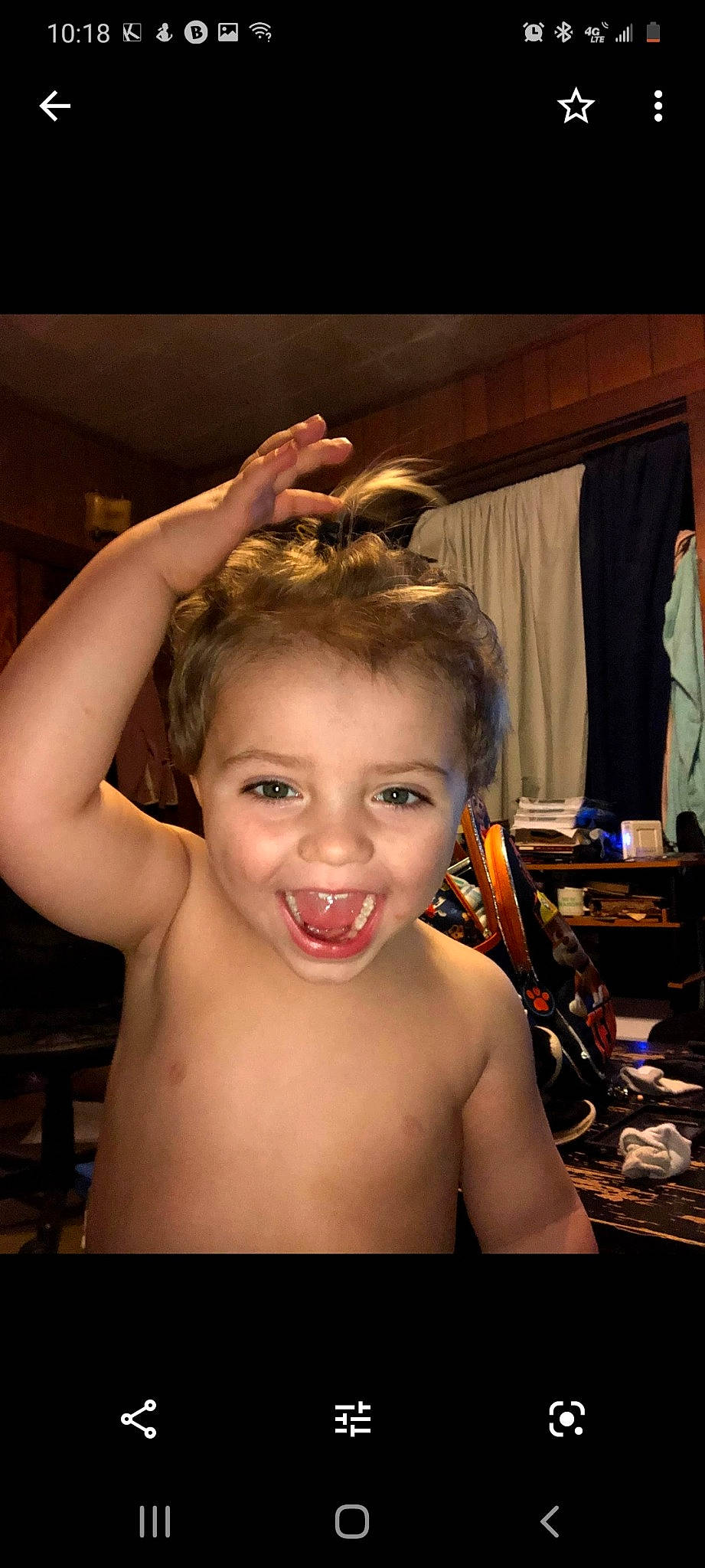 Xander is registered to the contest to win money with this photo: arm, barechested, cheek, chest, child, ear, eyebrow, eyelash, face, forehead, fun, hair, hairstyle, head, jaw, joy, lip, muscle, neck, person