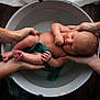 baby, newborn, infant, hands, tattoo, basin, cloth, skin, sleeping, peaceful, holding, newborn_baby, human, child, resting, cute, small, person, care, toddler