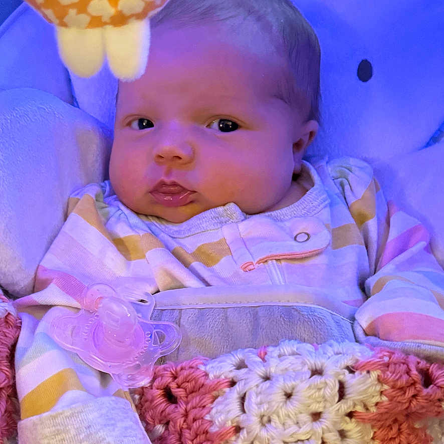 Skylynn joined the competition — help win amazing prizes! baby, bed, blanket, bonnet, clothing, couch, crib, cushion, face, furniture, hat, head, homedecor, infantbed, linen, newborn, person, plush, teddybear, toy