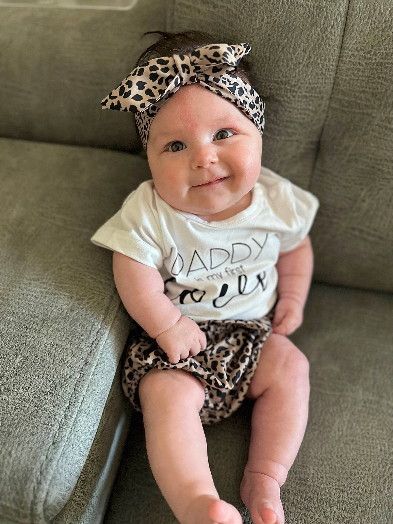 Georgia joined the competition — help win amazing prizes! baby, baby_toddler_clothing, cap, child, costume_hat, face, fashion_accessory, hair_accessory, happy, head, headband, headpiece, headwear, jewellery, joy, pattern, person, sitting, skin, sleeve