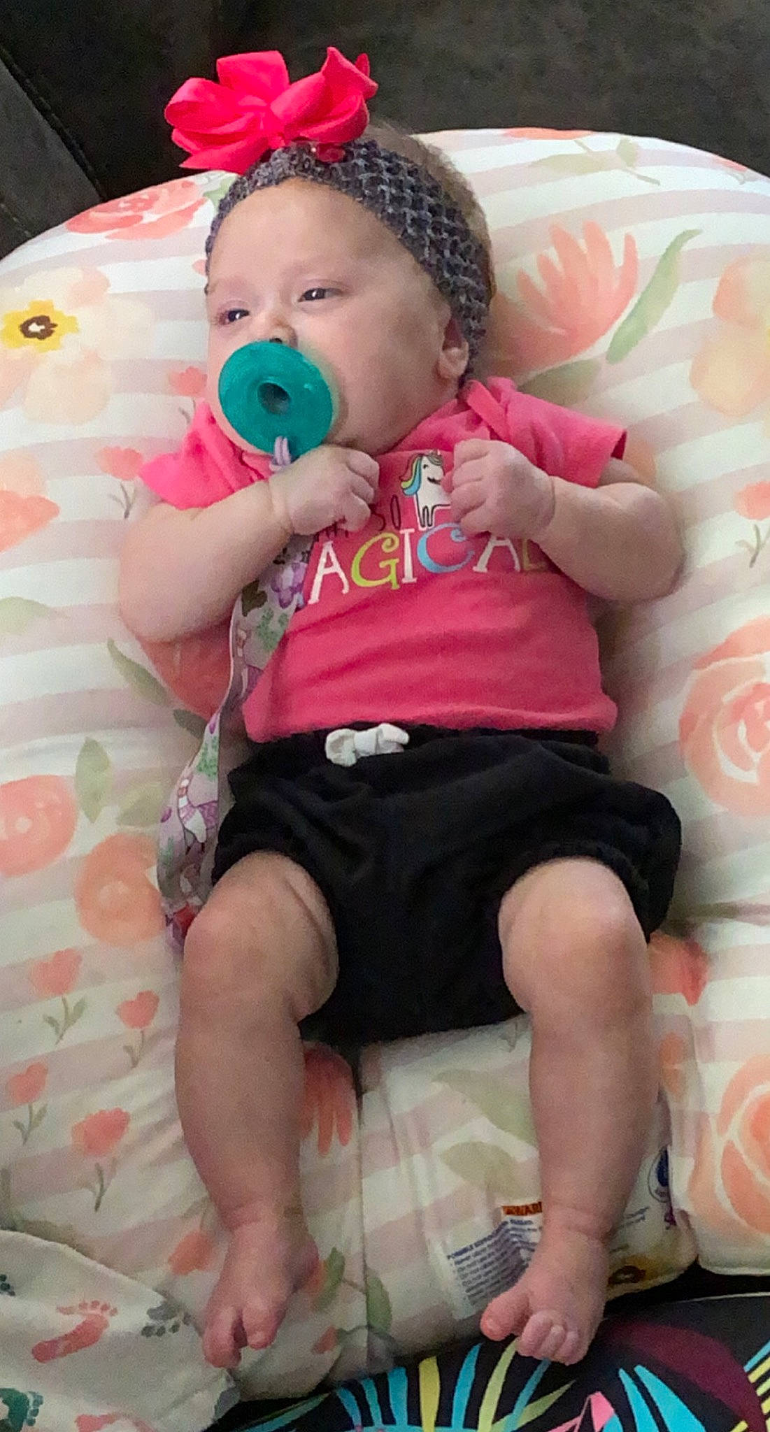Kodi joined the competition — help win amazing prizes! baby, baby_toddler_clothing, cap, cheek, child, comfort, cool, eye, face, finger, fun, happy, head, mouth, person, pink, shorts, skin, sleeve, thigh