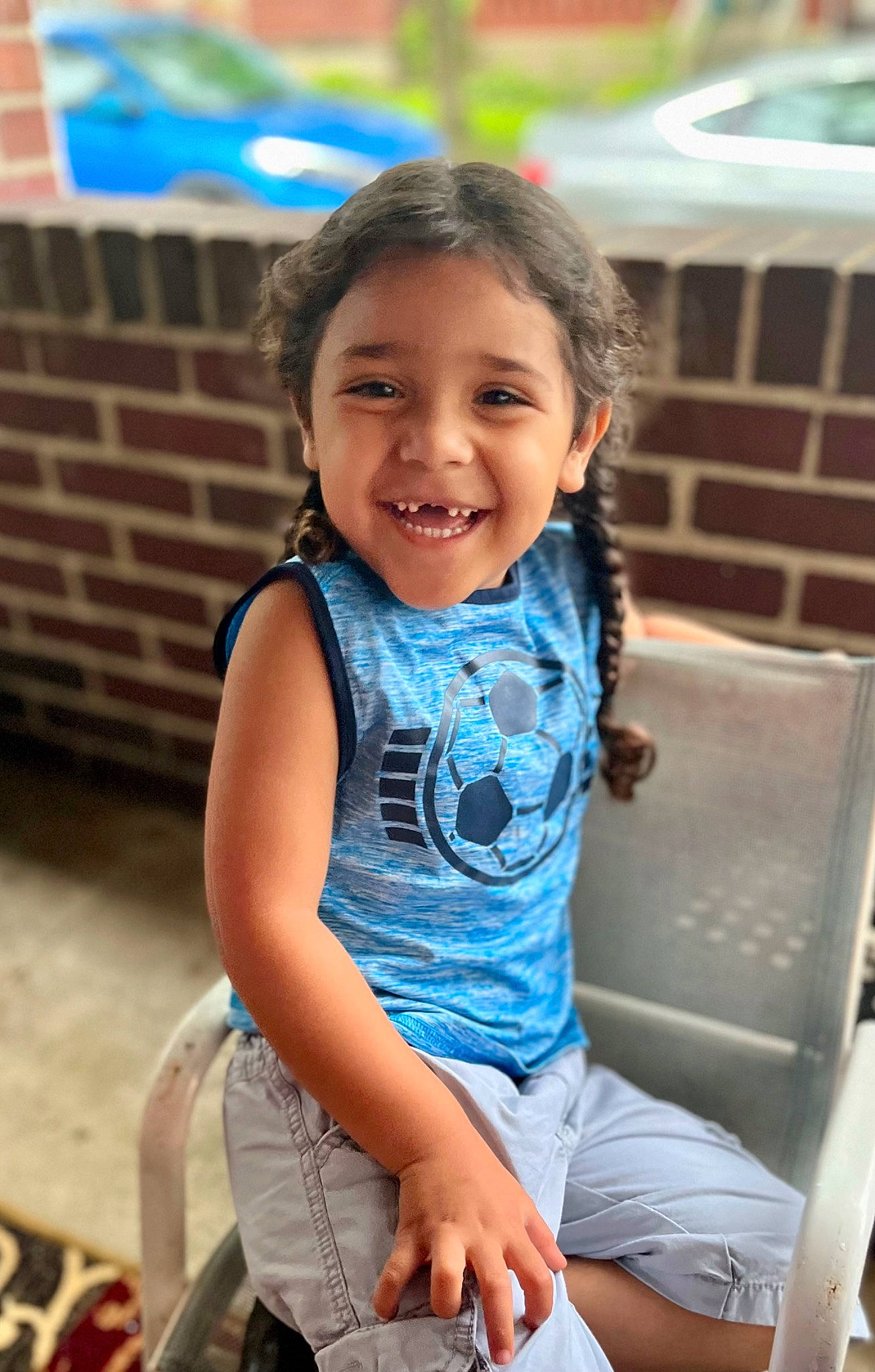 Jonas joined the competition — help win amazing prizes! chair, child, electric_blue, facial_expression, fun, hairstyle, happy, head, joy, leisure, mammal, people, person, recreation, shorts, sitting, skin, smile, summer, t_shirt