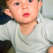 Kairam is registered to the contest to win money with this photo: baby, blackhair, bodypart, clothing, cosmetics, ear, face, hair, happy, head, lipstick, neck, person, photography, portrait, sad, shoulder, sleeve, smile, surprised
