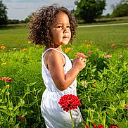 Cora-Leigh joined the competition — help win amazing prizes! bodypart, child, daisy, face, female, field, finger, flower, flowerarrangement, flowerbouquet, geranium, girl, grass, grassland, hand, head, nature, outdoors, person, plant
