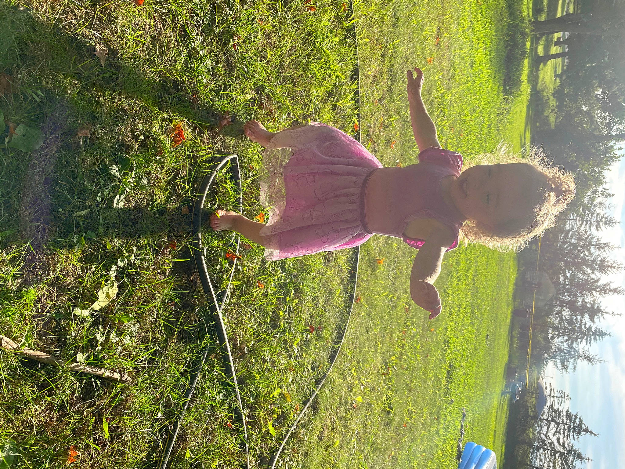 Kinley is registered to the contest to win money with this photo: branch, fun, grass, grass_family, happy, landscape, leisure, natural_environment, organism, people_in_nature, person, plant, shrub, sky, sunlight, tints_and_shades, tree, vegetation, water, wood