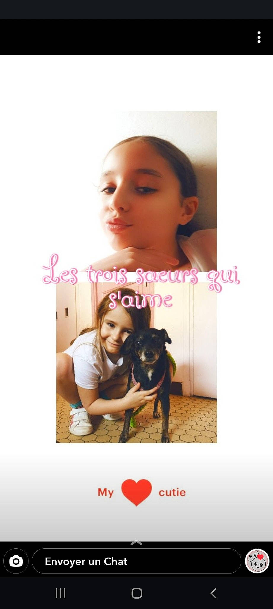 Princesse a rejoint le concours — aidez-le/la à gagner de superbes lots ! boston_terrier, canidae, carnivore, companion_dog, dog, dog_breed, ear, fawn, french_bulldog, happy, human, non_sporting_group, nose, photo_caption, photography, puppy, puppy_love, selfie, snapshot, toy_dog