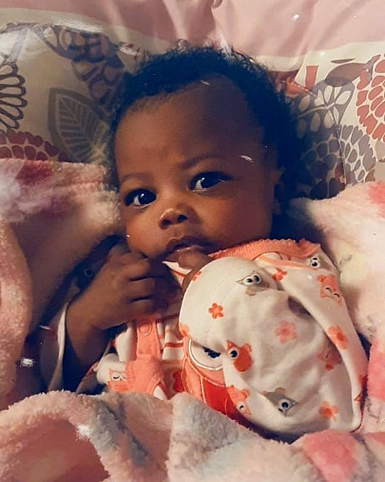 Kynzlee joined the competition — help win amazing prizes! bedtime, cheek, child, ear, eye, face, finger, girl, hand, head, infant, lip, mouth, person, product, skin, toddler