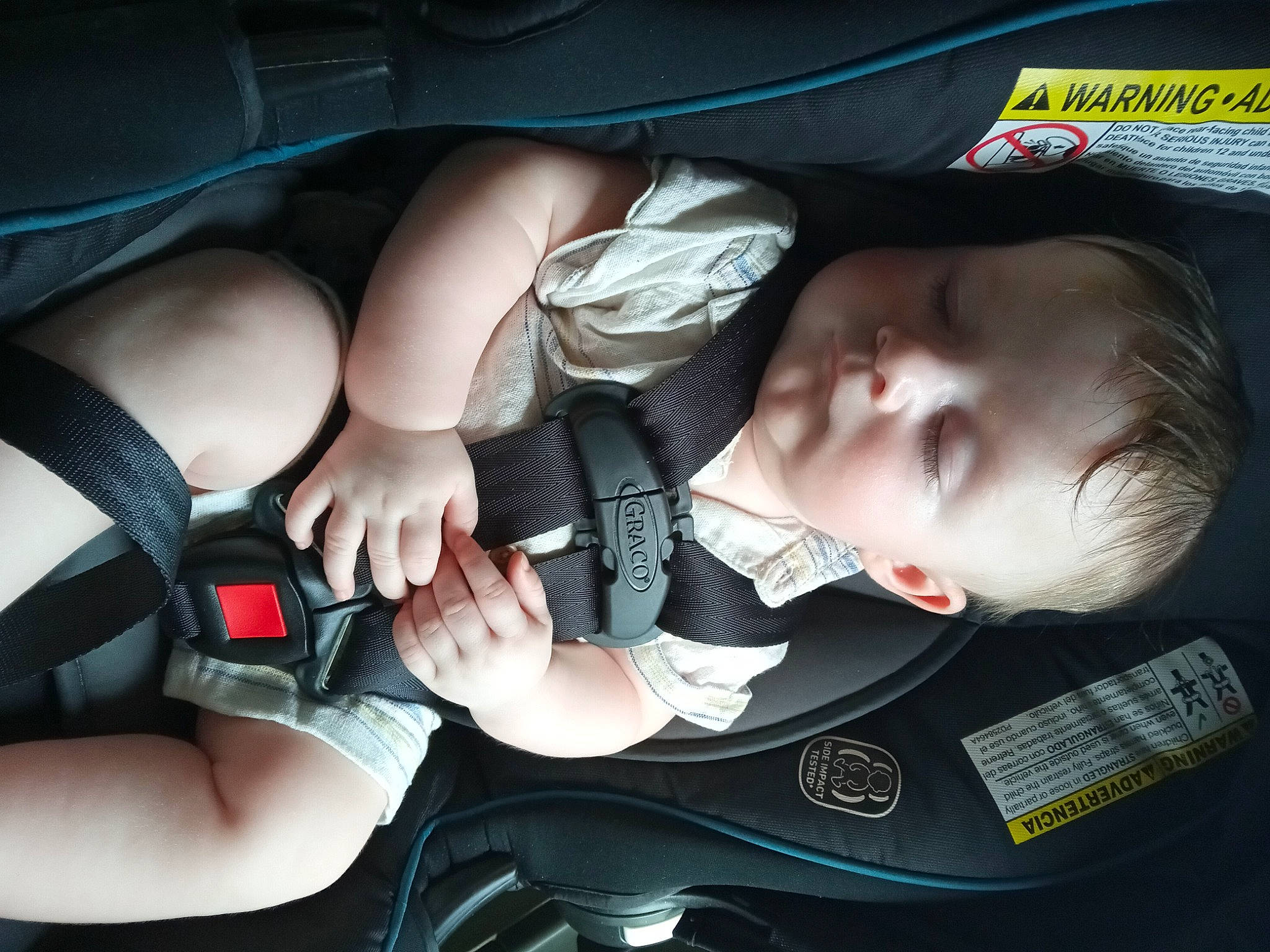 Trent joined the competition — help win amazing prizes! auto_part, automotive_design, baby, baby_carriage, baby_in_car_seat, baby_products, black_hair, car_seat, child, comfort, finger, human_body, leg, mammal, mouth, nail, person, seat_belt, thigh, toddler