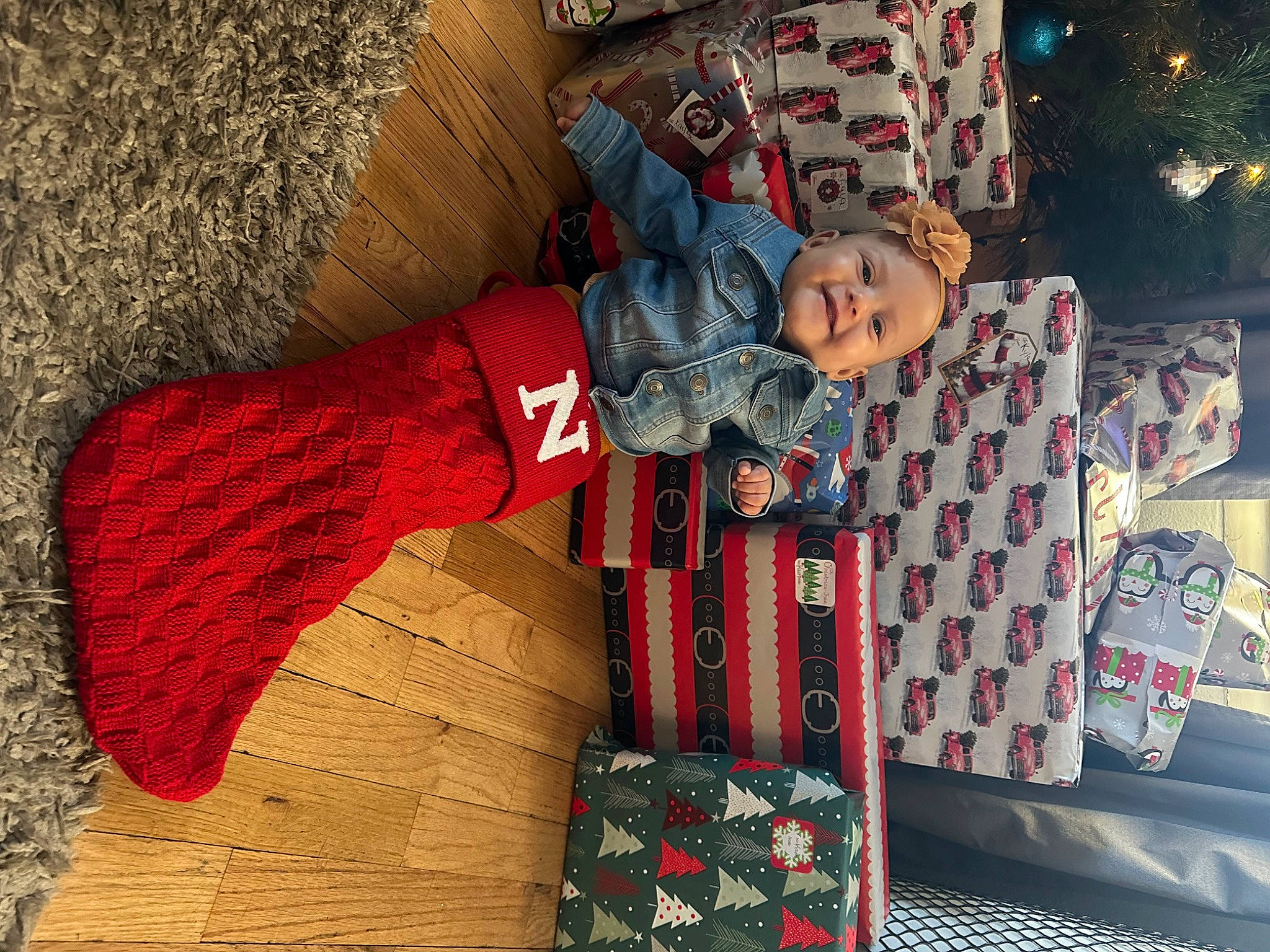 Nova joined the competition — help win amazing prizes! carmine, electric_blue, event, fashion_accessory, flooring, happy, holiday, human_leg, joy, leisure, linens, magenta, pattern, person, sleeve, textile, toddler, tradition, wood, wool