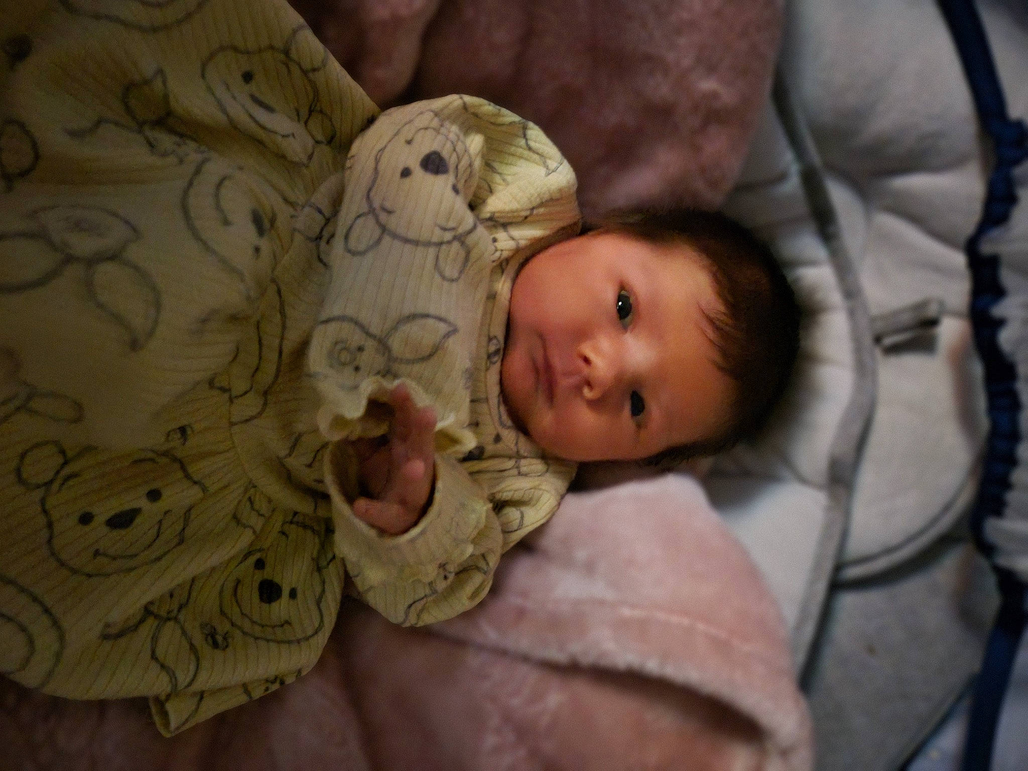 Mavis Rai is registered to the contest to win money with this photo: baby, baby_products, baby_toddler_clothing, cheek, child, comfort, doll, eye, fur, iris, linens, mammal, person, room, sitting, skin, sleeve, textile, toddler, toy