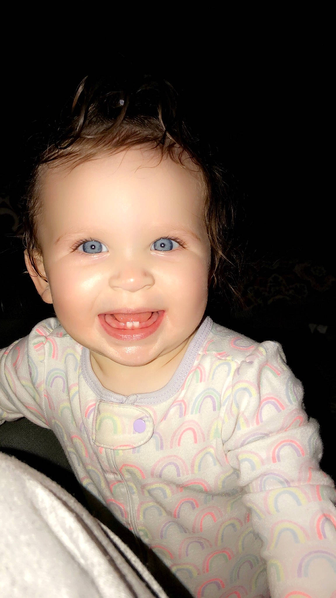 Dallas is registered to the contest to win money with this photo: baby, beauty, cheek, child, chin, eye, eyebrow, face, facial_expression, forehead, fun, hair, head, iris, joy, lip, mouth, nose, person, skin