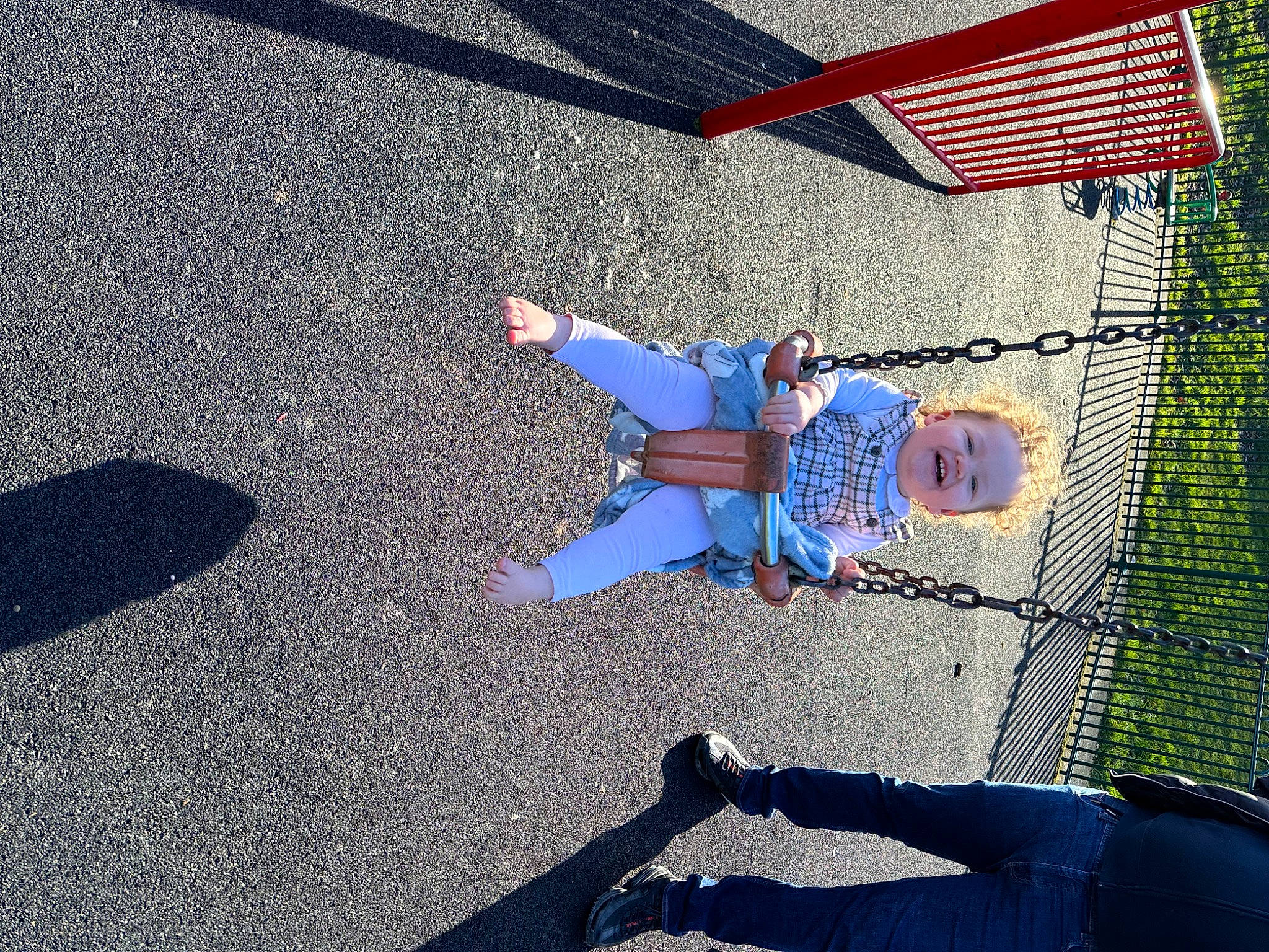 Sierra is registered to the contest to win money with this photo: asphalt, city, concrete, curb, electric_blue, flag, fun, human_leg, leisure, line, pedestrian, person, recreation, road, road_surface, shade, shadow, sidewalk, tar, tints_and_shades