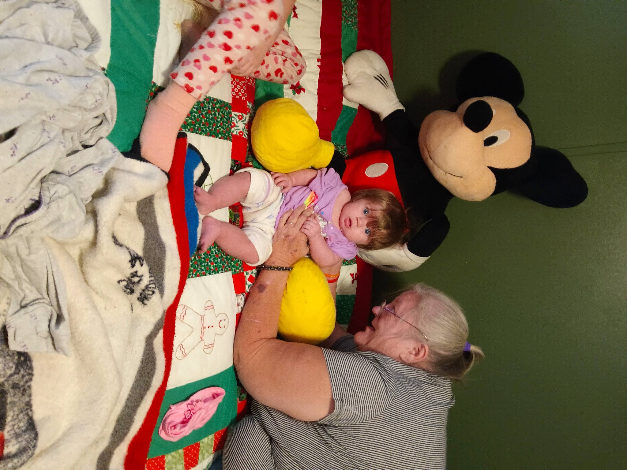 Joelene is registered to the contest to win money with this photo: baby, baby_products, baby_toddler_clothing, baby_toys, child, comfort, event, fun, happy, lap, linens, person, play, plush, primate, room, stuffed_toy, surprise, t_shirt, teddy_bear