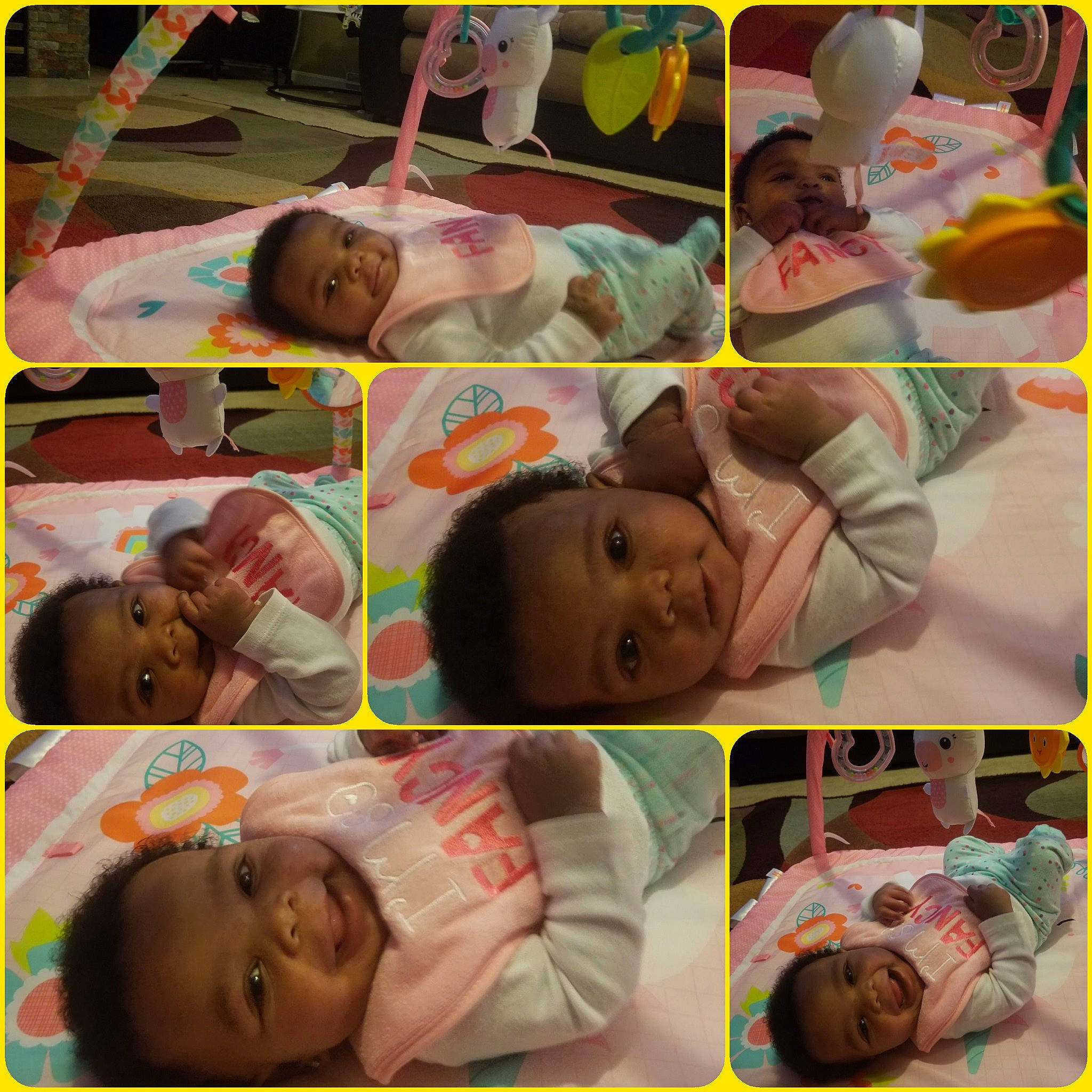 Camille is registered to the contest to win money with this photo: art, baby, cheek, chin, eyebrow, facial_expression, forehead, green, happy, human, mammal, mouth, neck, nose, person, photograph, product, skin, smile, toddler