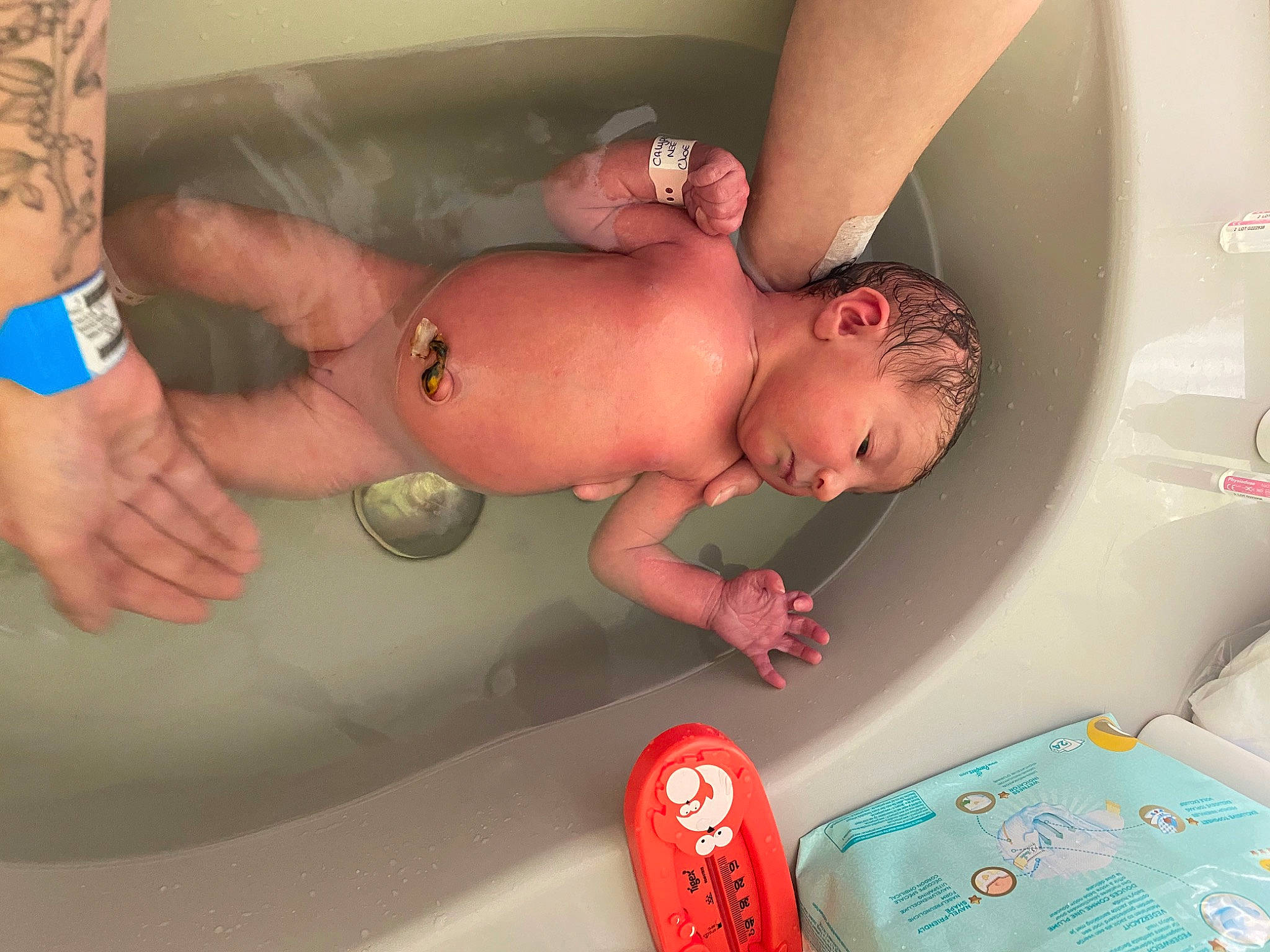 Calypso participe au concours pour gagner de l'argent avec cette photo : abdomen, baby, baby_bathing, baby_products, bathing, bathroom, chest, finger, fun, hand, mouth, nail, person, personal_care, product, skin, stomach, thigh, thumb, toddler