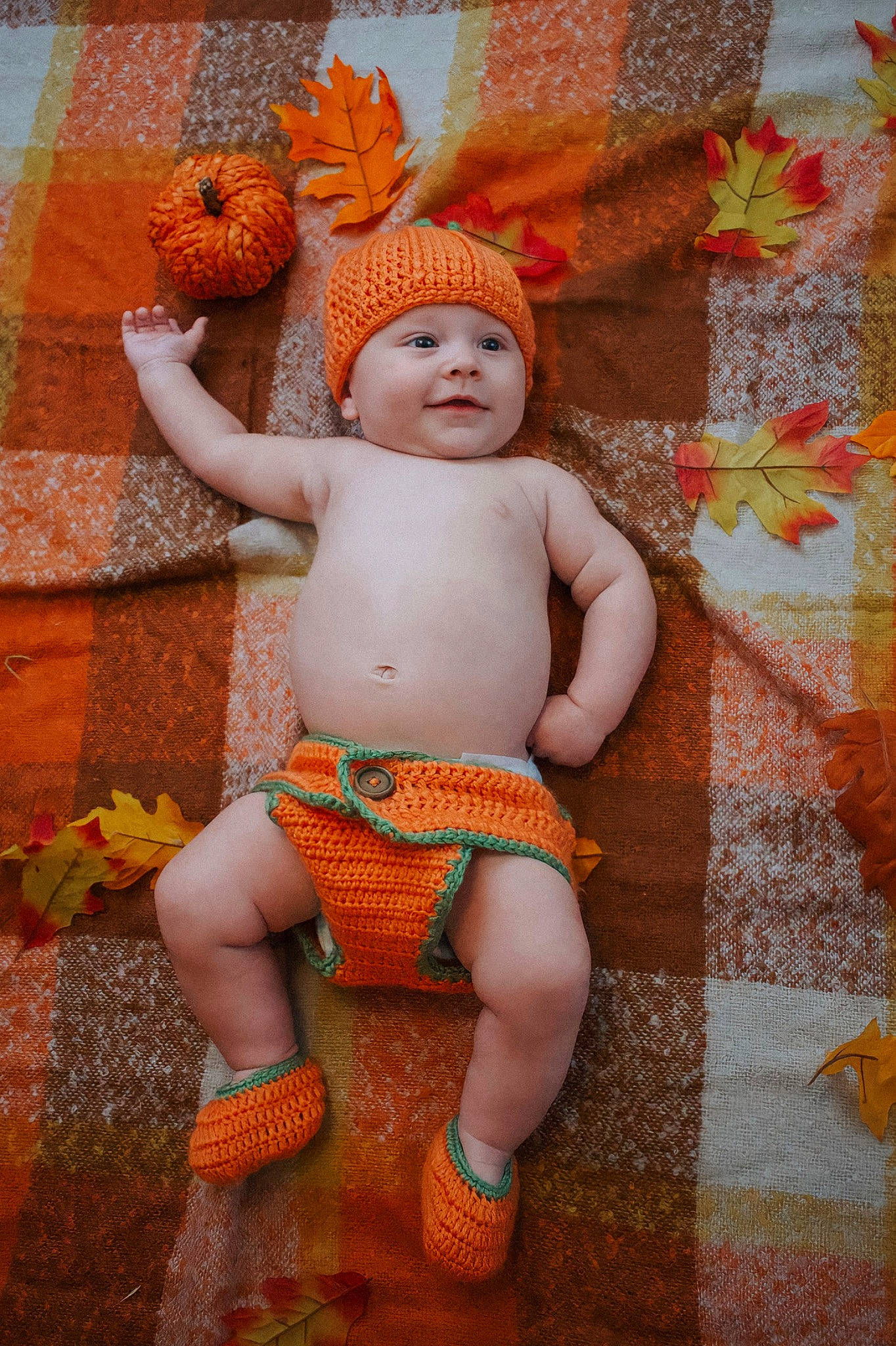 Westyn joined the competition — help win amazing prizes! abdomen, baby, chest, child, diaper, flooring, fun, happy, headwear, human_leg, leisure, natural_foods, navel, orange, person, play, product, stomach, textile, thigh