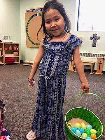 Nicolette joined the competition — help win amazing prizes! child, dress, food, person, vegetarian_food