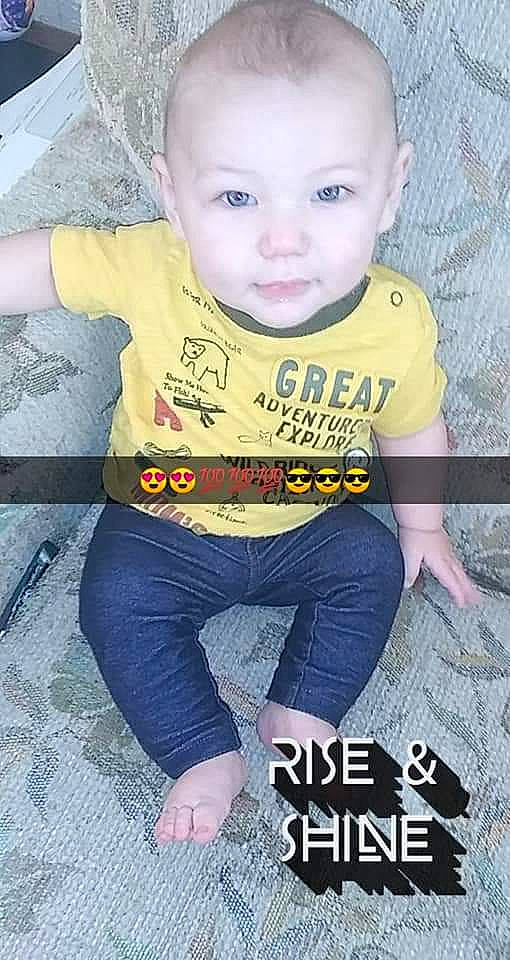 Enzo joined the competition — help win amazing prizes! baby, baby_toddler_clothing, child, child_model, cool, person, sleeve, smile, t_shirt, toddler, yellow