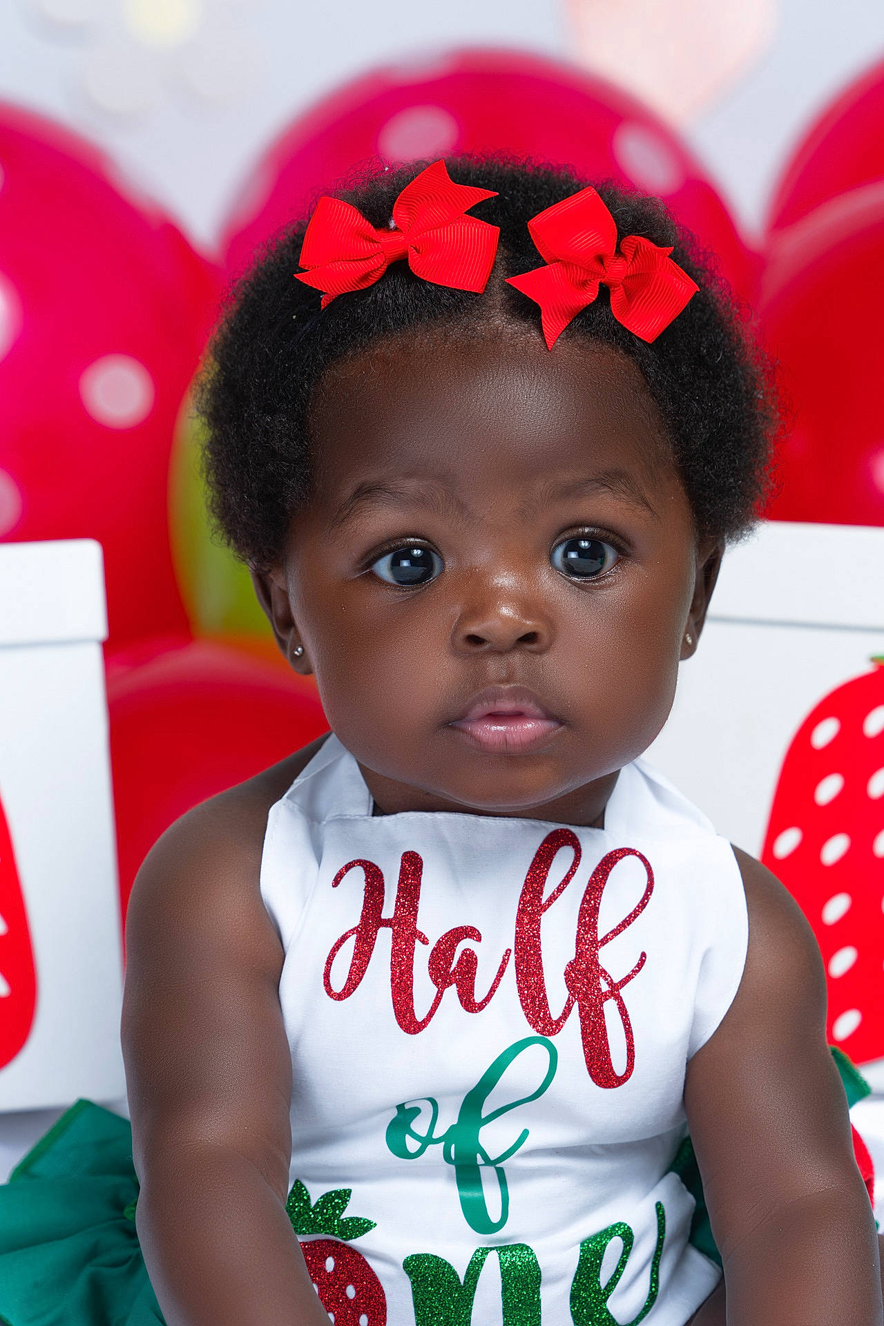 Syncerè Amari King is registered to the contest to win money with this photo: baby_toddler_clothing, cheek, chin, dress, eye, face, facial_expression, hairstyle, happy, hat, head, human, lip, neck, organ, person, pink, red, skin, toddler