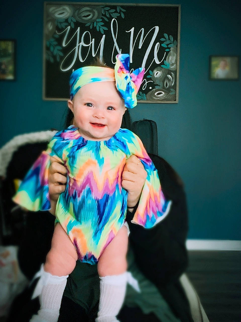 Eloise joined the competition — help win amazing prizes! animation, blue, child, costume, electric_blue, entertainment, event, facial_expression, fashion_accessory, fictional_character, fun, happy, headwear, joy, magenta, party, party_supply, person, picture_frame, purple