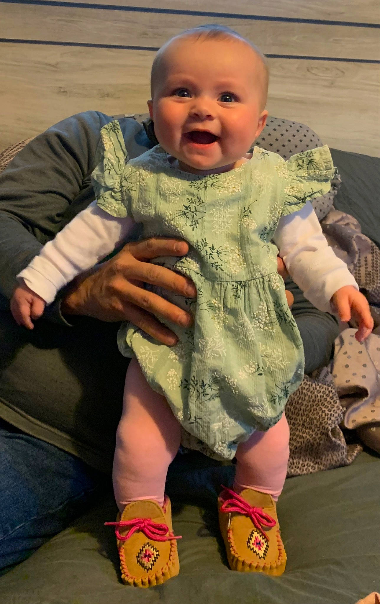 Eloise joined the competition — help win amazing prizes! baby, baby_toddler_clothing, cheek, eye, face, finger, fun, gesture, grass, happy, head, joint, leg, mouth, person, skin, sleeve, smile, standing, thumb