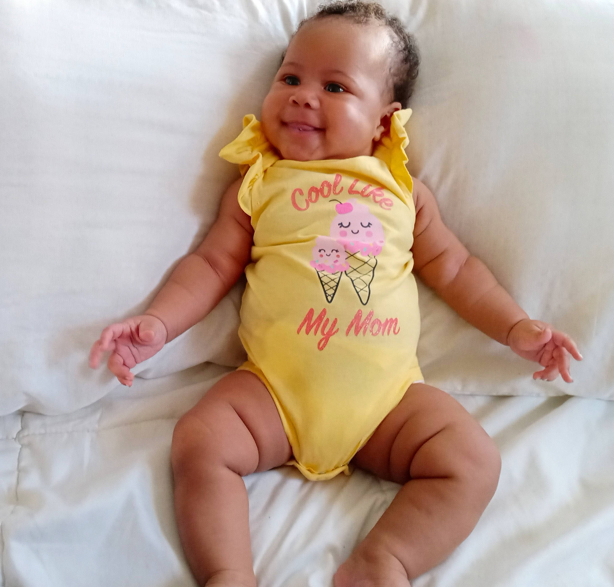 Kenedi joined the competition — help win amazing prizes! baby, baby_toddler_clothing, cheek, comfort, eye, face, finger, happy, head, human_body, joy, knee, neck, person, skin, sleeve, smile, stomach, thigh, thumb