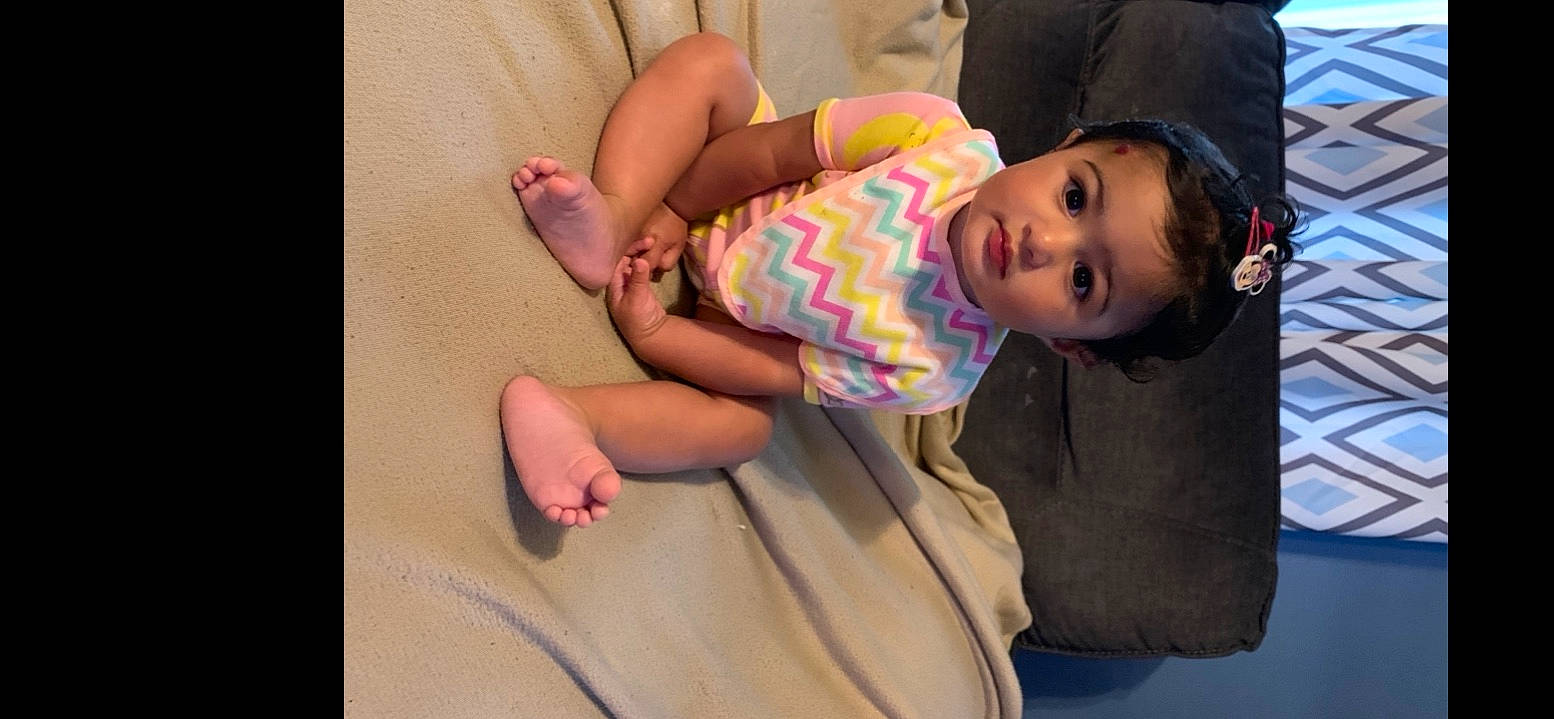 Harmony joined the competition — help win amazing prizes! abdomen, arm, baby, black_hair, child, ear, finger, hand, leg, mouth, neck, person, thigh, toddler