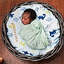 Ugochukwu is registered to the contest to win money with this photo: newborn, baby, swaddle, basket, blanket, dinosaur_pattern, wooden_floor, sleeping, cute, infant, scrabble_tiles, name, cozy, portrait, peaceful, child, soft, wrapped, indoor, resting