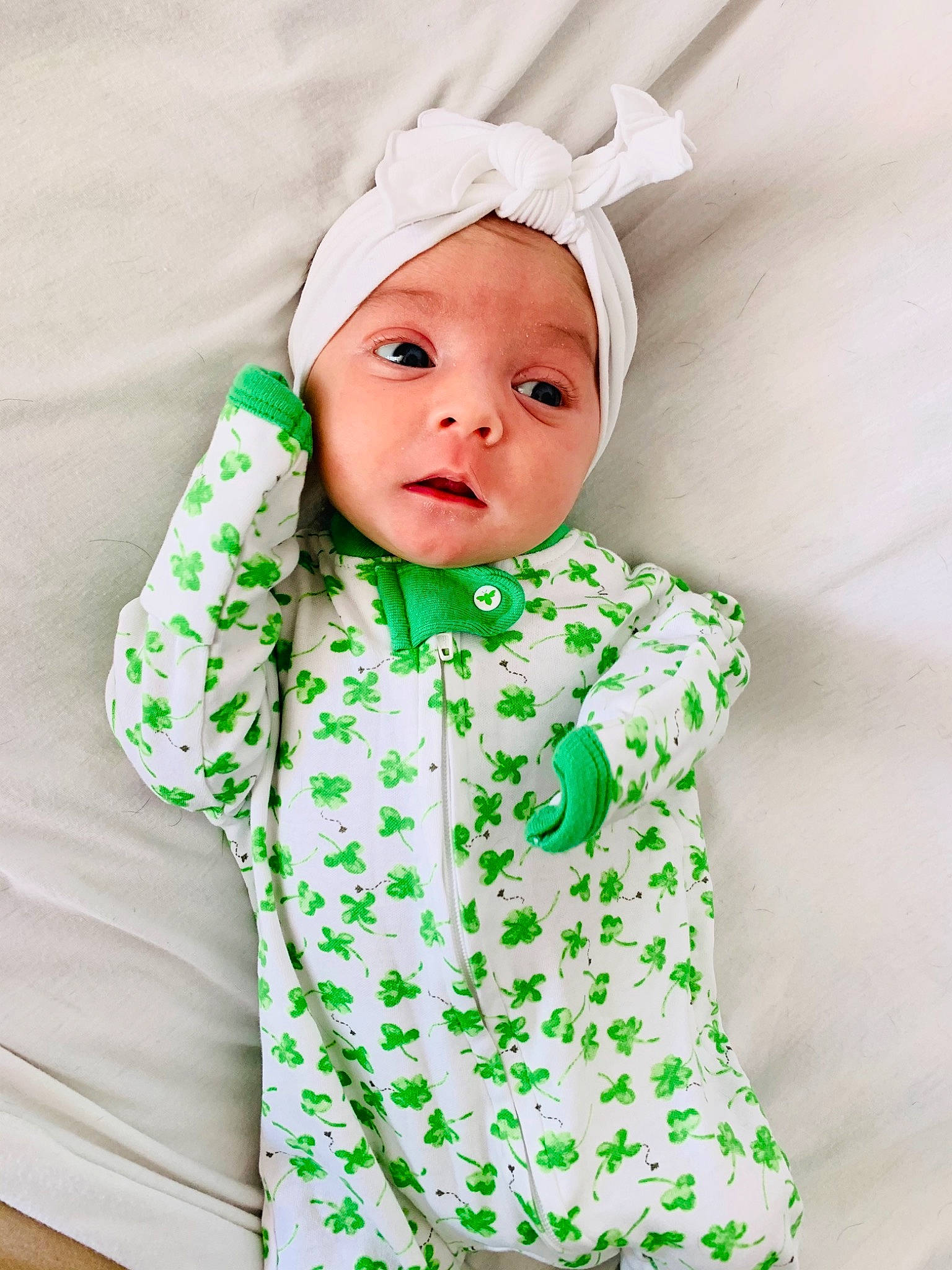 Ireland joined the competition — help win amazing prizes! baby, baby_toddler_clothing, child, collar, comfort, face, fashion_accessory, grass, happy, headwear, linens, magenta, pattern, person, portrait_photography, sleeve, toddler, white