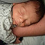 Jasper is registered to the contest to win money with this photo: arm, baby, baby_sleeping, baby_toddler_clothing, bedtime, cheek, child, comfort, finger, flesh, gesture, human_body, linens, mouth, nose, pattern, skin, sleeve, thumb, toddler