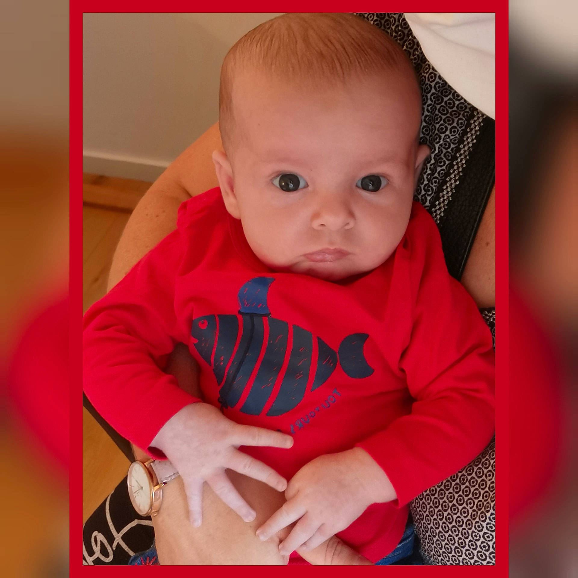 Kerwann participe au concours pour gagner de l'argent avec cette photo : baby, baby_toddler_clothing, cheek, child, child_model, face, head, lip, nose, person, photo_caption, photography, portrait_photography, skin, smile, toddler