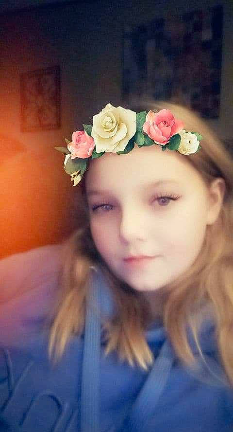 Heidi joined the competition — help win amazing prizes! beauty, cheek, chin, crown, eye, face, fashion_accessory, flower, forehead, hair, hair_accessory, hairstyle, head, headband, headgear, headpiece, lip, nose, person, pink