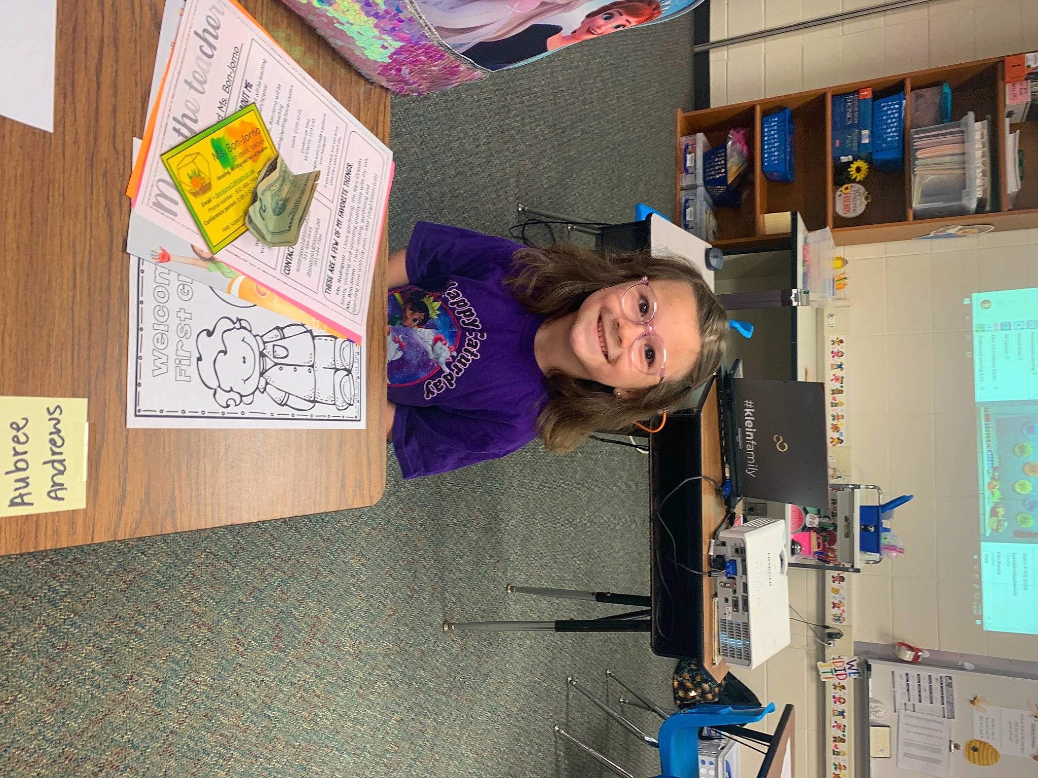 Aubree is registered to the contest to win money with this photo: art, artist, engineering, fiction, flooring, fun, hat, illustration, job, joy, machine, pattern, person, product, retail, room, shelf, shelving, smile, stationery