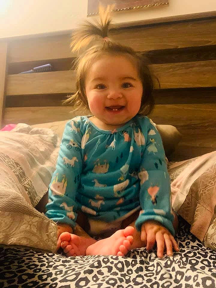 Diana joined the competition — help win amazing prizes! baby, cheek, child, face, head, person, play, sitting, skin, smile, toddler, tummy_time