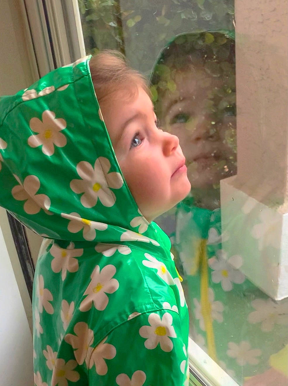 Isobella is registered to the contest to win money with this photo: baby, baby_products, chair, child, costume, event, fun, green, holiday, leaf, leisure, linens, pattern, person, room, sitting, sleeve, t_shirt, textile, toddler